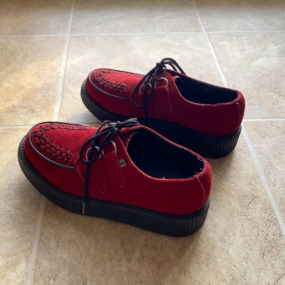 tuk Shoes Burgundy Suede Viva Mondo Creepers Tuk Poshmark